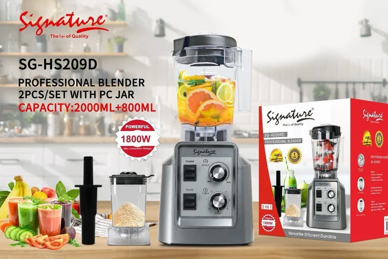 Signature 2+0.8L 1800W Commercial Blender