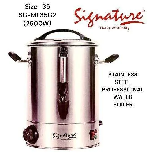 Signature 35 liters Tea/Water Boiler (2500W)