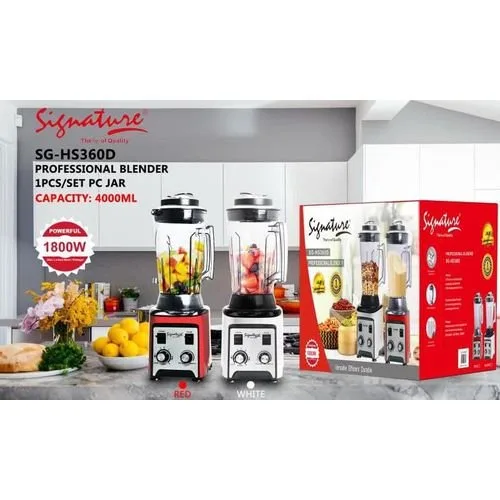 Signature 4 Liters Professional Blender 1800W- SG-SH-360D