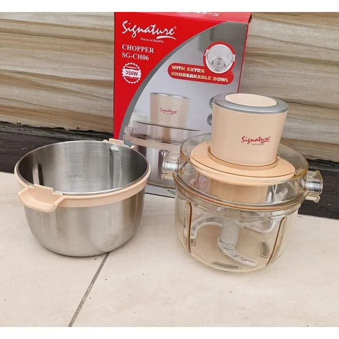 Signature electric chopper