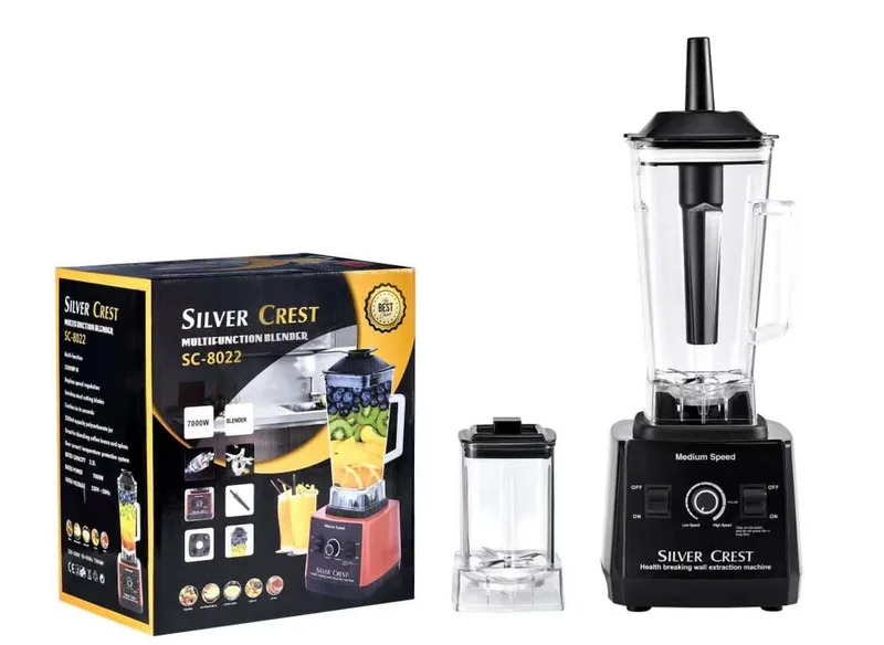 7000 Watts Silver crest commercial blender 2.5 litre Jug and grinder Jug