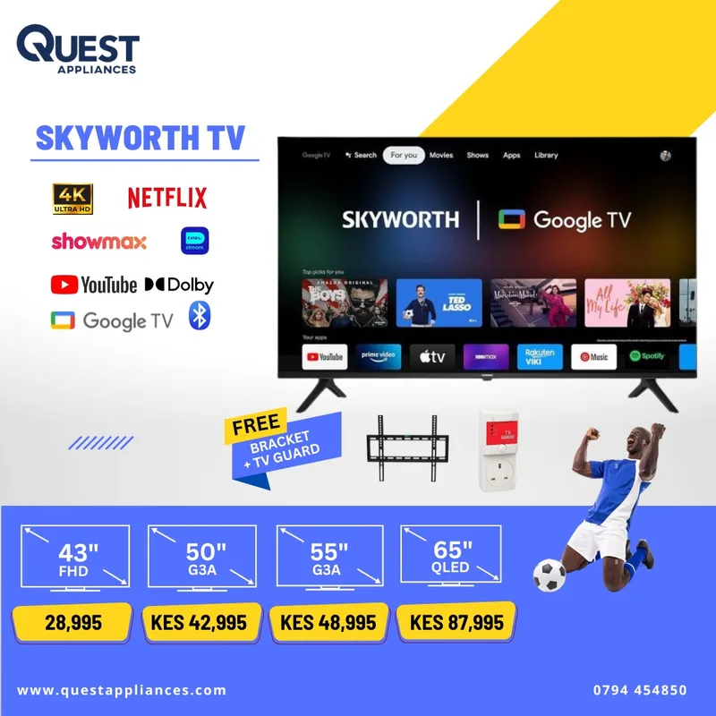 Skyworth 65″ 65SUE9500 Smart QLED TV