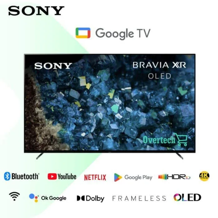 Sony 55 inch A80L OLED TV 4K Ultra HD HDR ALLM Dolby Voice Remote 100Hz BRAVIA XR Google TV (55A80L)
