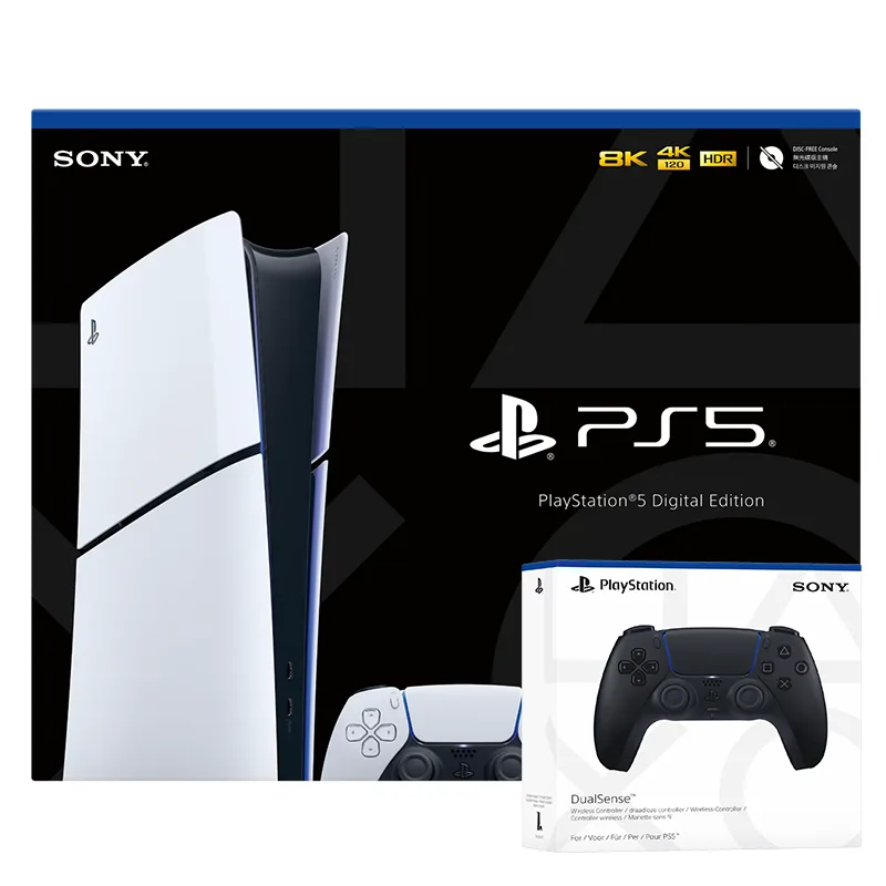 Sony PS5 Slim Digital 1TB and DualSense Controller