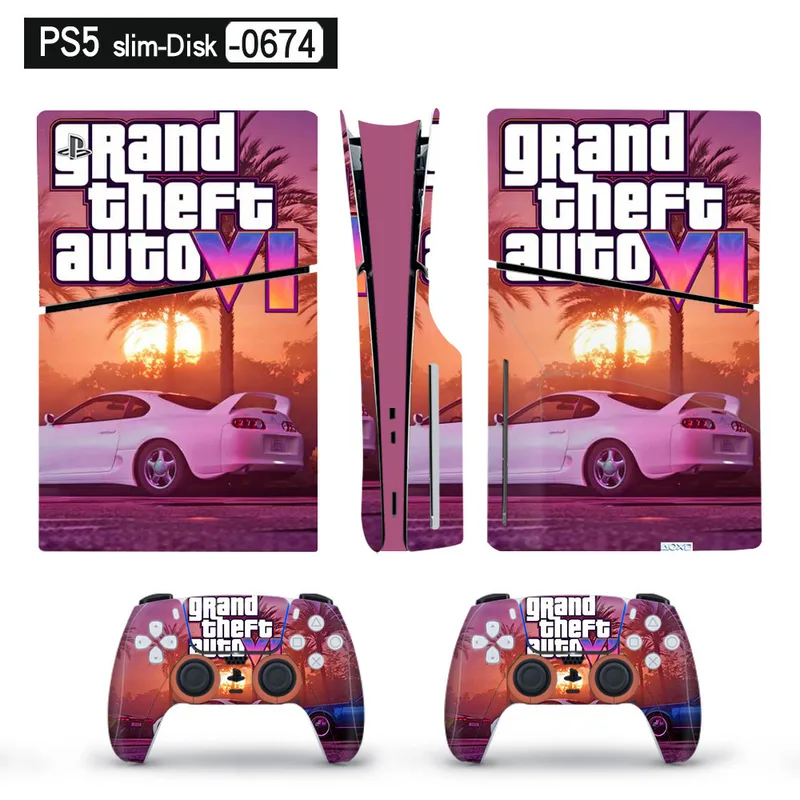 Sony PS5 Slim Skins – PlayStation Stickers