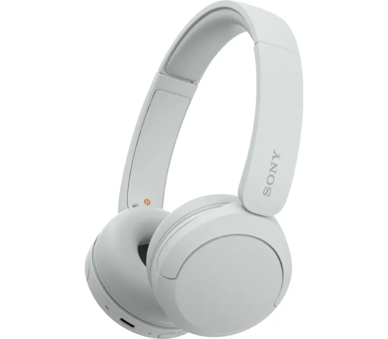 Sony WH-CH520 Wireless On-Ear Headphones with Microphone (White)