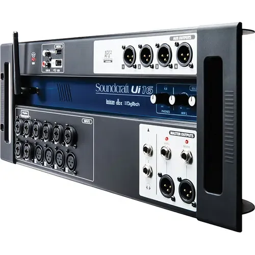 Soundcraft Remote-Controlled Digital Mixer Ui16 16-input
