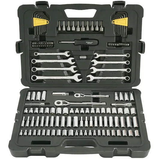 Stanley 1/4" & 3/8" DR. SOCKET SET 145-PCS