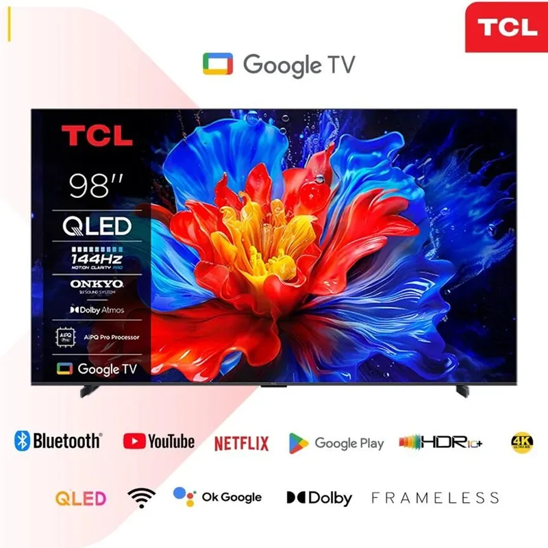 TCL 98P8K 98 inch QLED TV