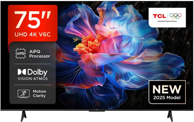 TCL 75″ V6C 4K HDR Smart Google TV