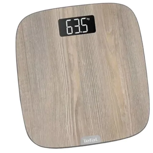 TEFAL ORIGIN BATHROOM SCALE,NATURAL WOODEN EFFECT PP1600VO