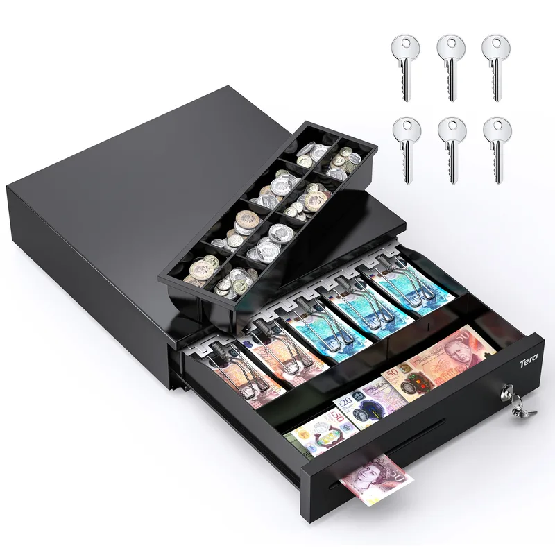 4042G 16 Inch 5 Bill 8 Coin Cash Drawer