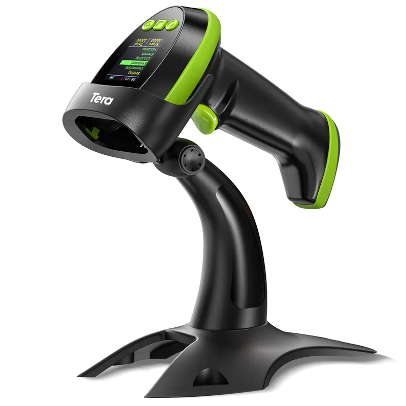 HW0009-Z 2D Wireless Barcode Scanner with Stand Wholesale