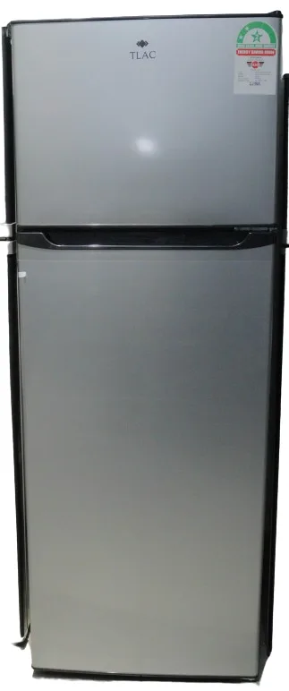 TLAC Double Door Fridge Silver 340Ltr - BCD-340WEVH-53H
