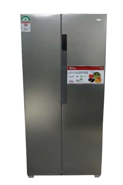 TLAC Double Door Side-by Side Fridge Silver 430Ltr - TL430W