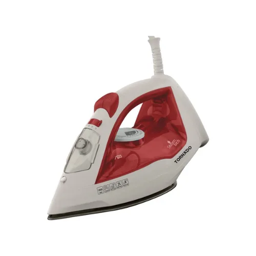 TORNADO Steam Iron 1800 Watt, Teflon Soleplate, Red TST-1800