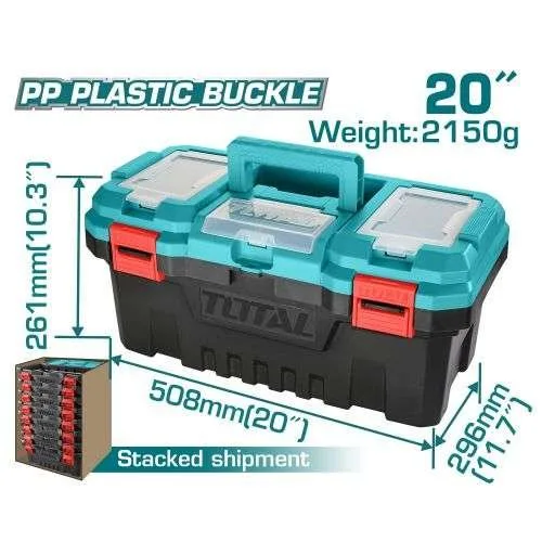 Total 20″ Plastic tool box-TPBX0201