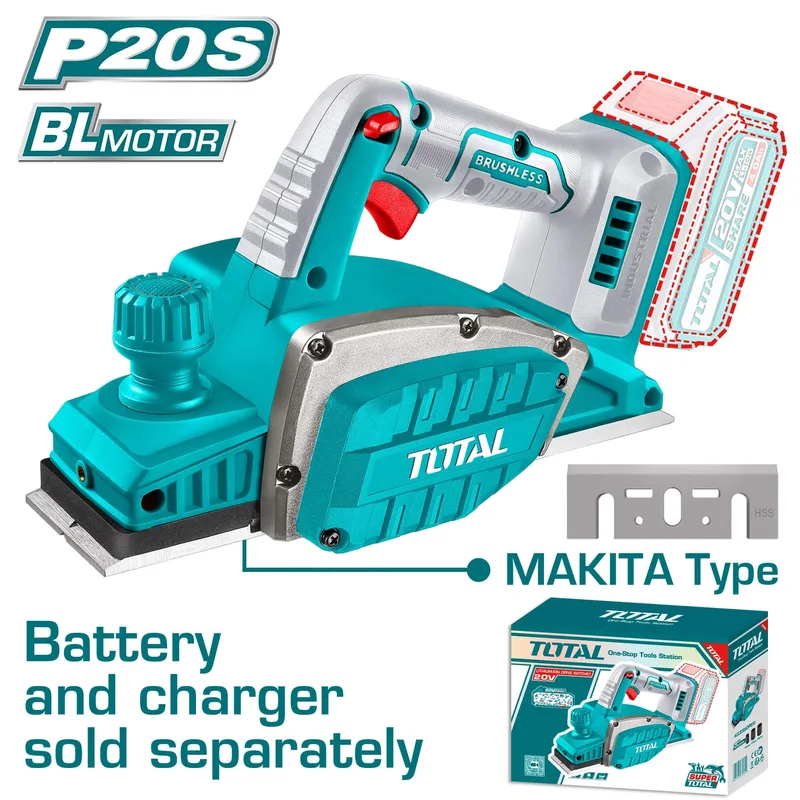 TOTAL Cordless planer-TRLI20401