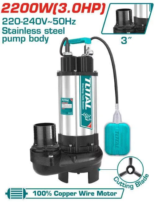 TOTAL Sewage submersible pump-TWP7220026