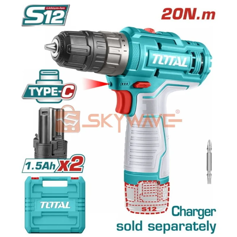 Total Cordless drill TDLI12206