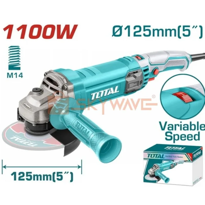 Total 1100W Angle grinder TG110125565