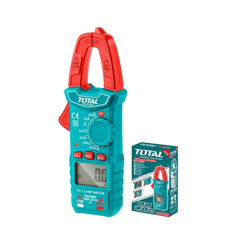 Total Digital AC Clamp Meter 200A 2000 Counts