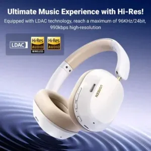 UGREEN HiTune Max 5C ANC Bluetooth 5.4 Hybrid Wireless Active Noise Canceling Headphone (Blue) – HP203 65384