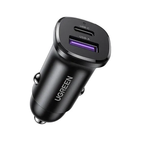 UGREEN 30W 2-Port Fast Car Charger – UG-25845