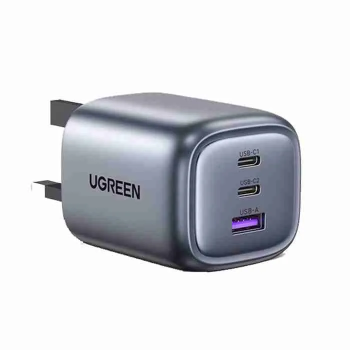 UGREEN USB-A+2*USB-C 65W GaN Tech Fast Charger – CD306