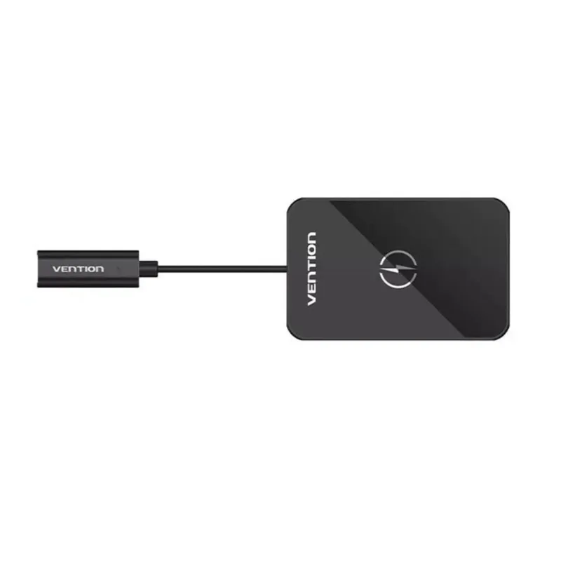 Vention FGBBAG Wireless Charger 15W Ultra-thin 0.05Meter (Black)