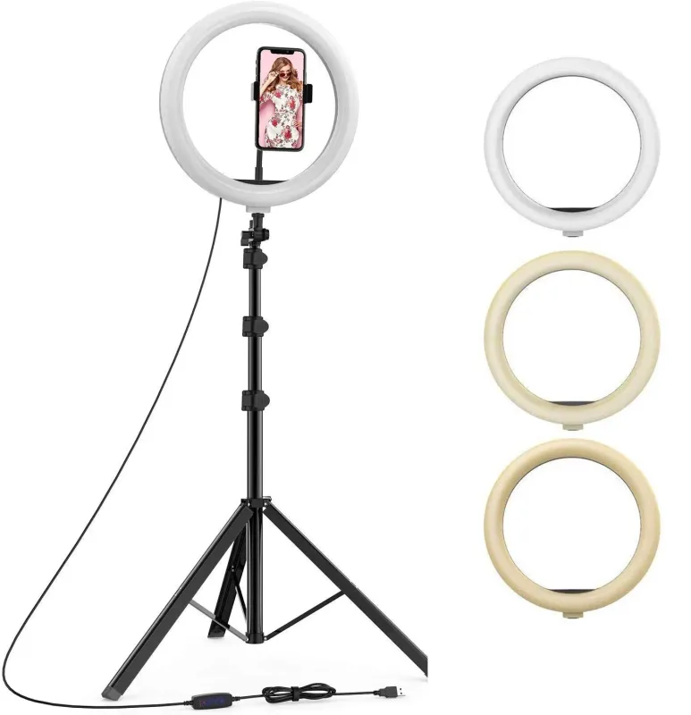 Visico 10 Inch Ring Light With Stand
