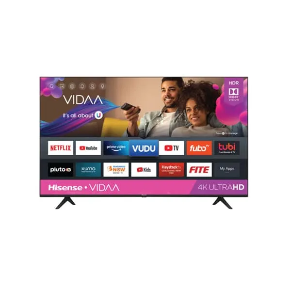 Vision Plus 43 Inch VIDAA 4K UHD Frameless Smart TV