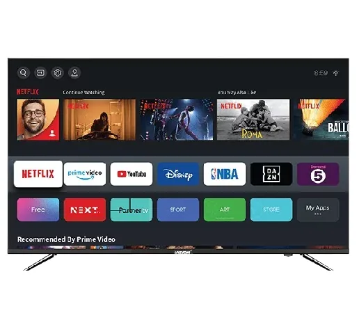 Vision Plus 55″ 4K Frameless V+ OS Smart TV – Ultra HD, Ultra Smart