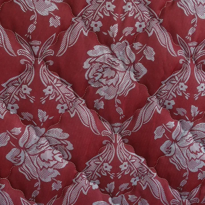 Vivo Super High Density Quilted mattress Maroon 3.5ft x 6ft 6 inch.
