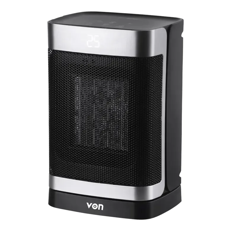 VON VHC153DYAK Ceramic Heater – Powerful 1500W, Digital Thermostat, Oscillation & Overheat Protection
