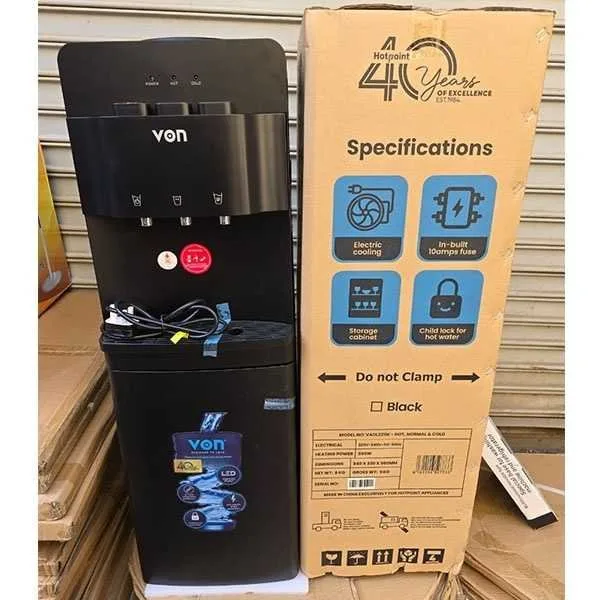 Von Hot Normal And Cold 3 Taps Dispenser