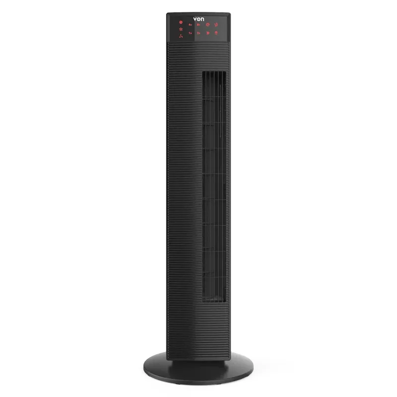 VON VSNC66T2K 36 Inch Tower Fan – Powerful 65W Copper Motor, Anion Air Purification & Remote Control
