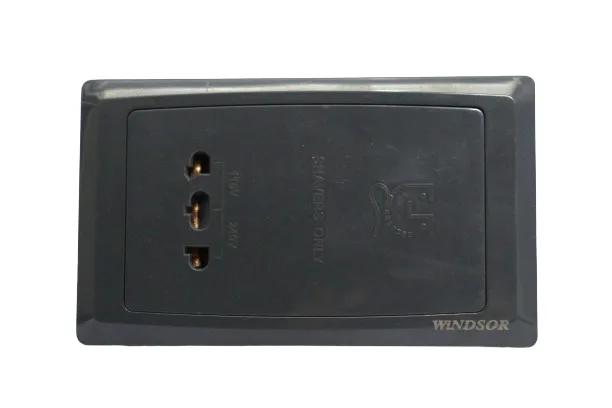 Windsor Pioneer Shaver Socket Gun Metal - WIN1952