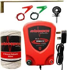 Electric Fence Complete 200m Kit — 6 Strand