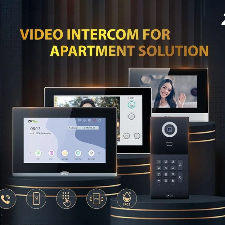 Hikvision IP Intercom 4-Wire Kit Apartment Block